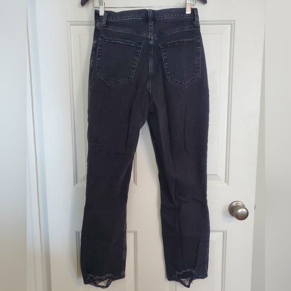 Abercrombie Curve Love Ultra High Rise Ankle Straight Jean - Picture 5 of 6